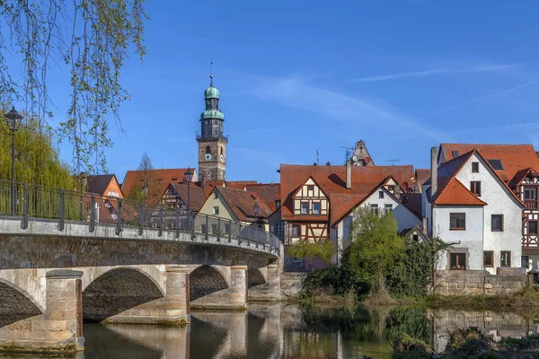 Utsikt över Lauf an der Pegnitz, Tyskland — Stockfoto