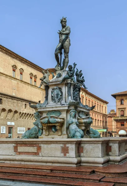 Fontána Neptun, bologna — Stock fotografie