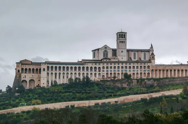 Bazilika St. Francis Assisi, Itálie — Stock fotografie