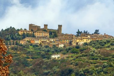 View of Montalcino, Italy clipart
