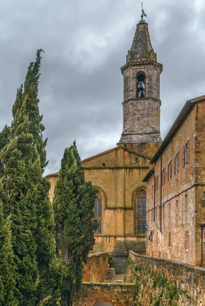 Bell Tower em Pienza, Italia — Fotografia de Stock