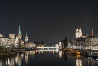 Akşam, Zürih Limmat Nehri