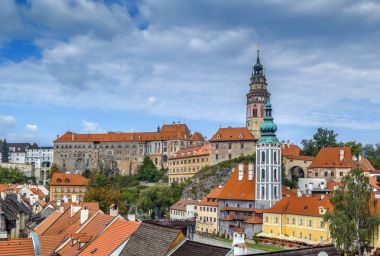 Görünüm Cesky Krumlov, Çek Cumhuriyeti