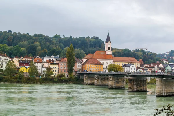 Puente Marienbrucke, Passau — Foto de Stock