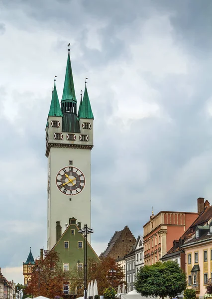 Torre da cidade, Straubing, Alemanha — Fotografia de Stock