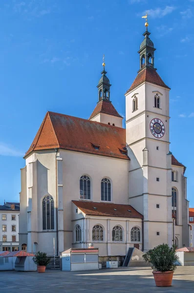 Nový farní kostel (Neupfarrkirche), Regensburg, Německo — Stock fotografie