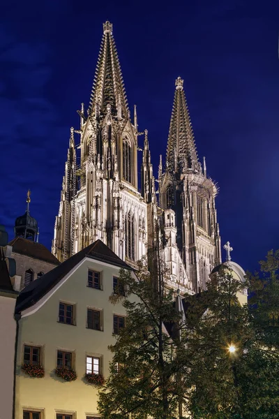 Catedral de São Pedro, Regensburg, Alemanha — Fotografia de Stock