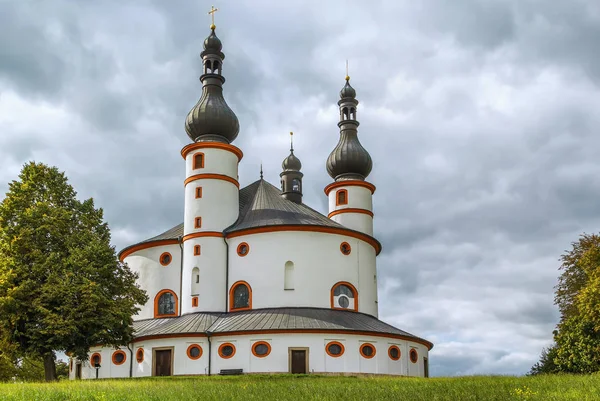 Dreifaltigkeitskirche kappl, waldsassen, — Stockfoto