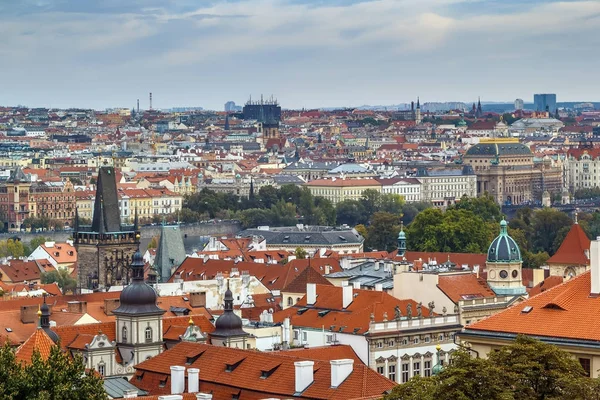 Prag ve Czech Cumhuriyeti görüşü — Stok fotoğraf