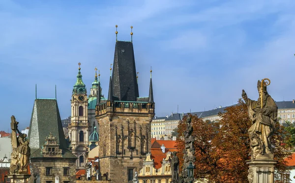 Torre da ponte Charles, Praga — Fotografia de Stock