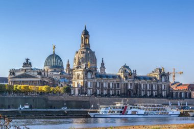 görünümünü Brühl Teras, Dresden, Almanya