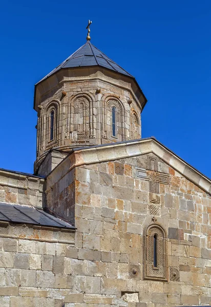 Gergeti 트리니티 교회, 조지아 — 스톡 사진
