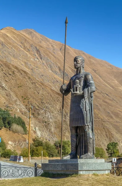 Statue av Vakhtang Gorgasali, Georgia – stockfoto