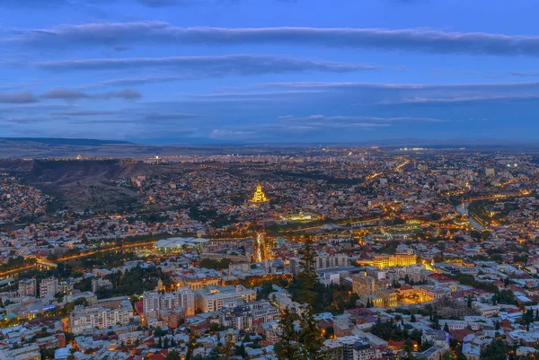 Vista di Tbilisi, Georgia — Foto Stock