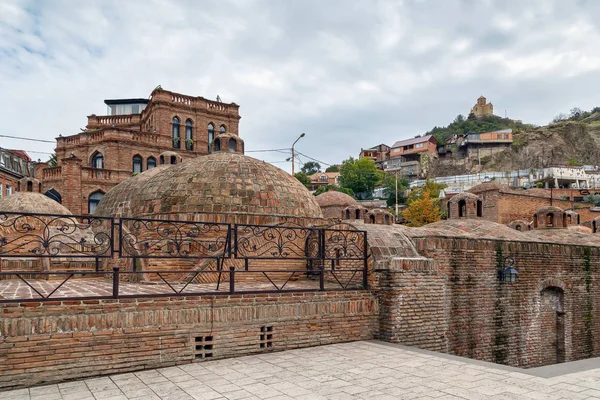 Bagni di zolfo Abanotubani, Tbilisi, Georgia — Foto Stock