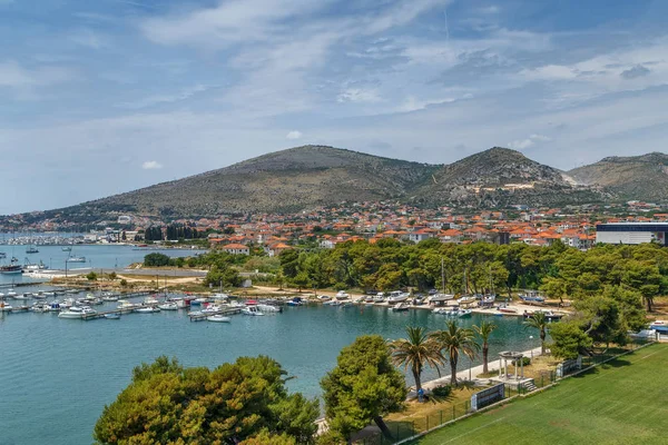 Widok z Marina, Trogir, Chorwacja — Zdjęcie stockowe