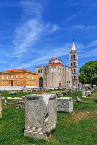 Templom Szent Donát, Zadar, Horvátország — Stock Fotó