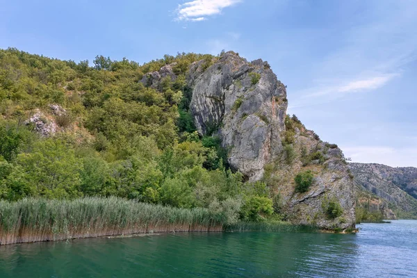 Скель в Національний парк Крка, Хорватія — стокове фото