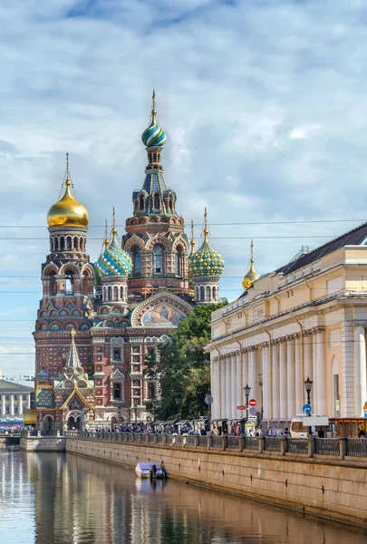 Iglesia del Salvador de la Sangre, San Petersburgo, Rusia —  Fotos de Stock