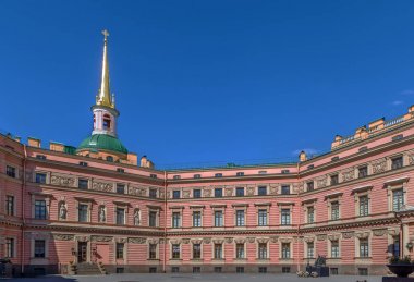 Saint Michael Castle, St. Petersburg, Rusya Federasyonu. 