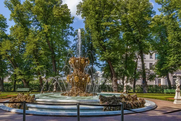 Jardín de verano, San Petersburgo, Rusia — Foto de Stock