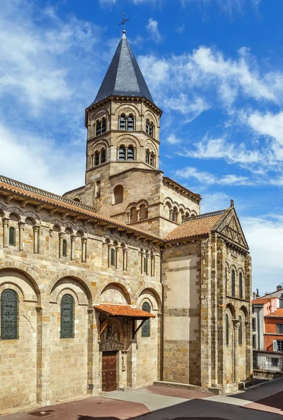 Basilika Notre-dame du Port, clermont-ferrand, Frankreich — Stockfoto