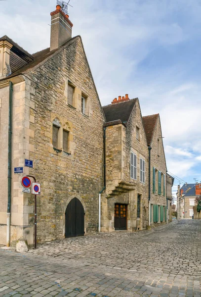 Straat in Nevers, Ftance — Stockfoto