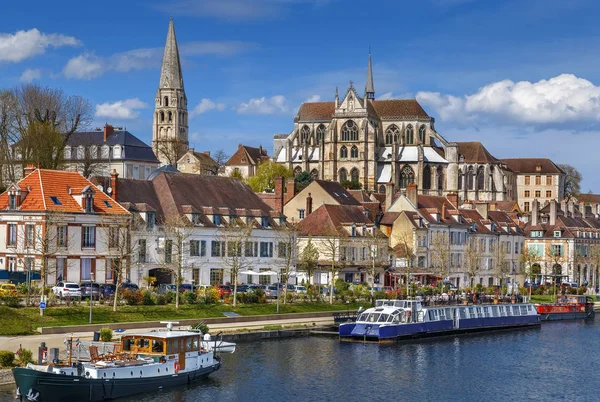 Abbey of Saint-Germain, Auxerre, France — стокове фото