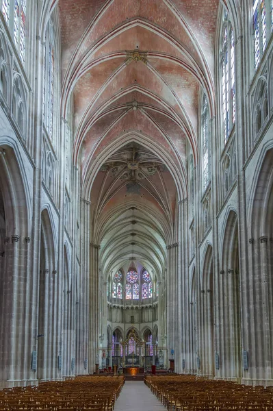 Catedral Auxerre, França — Fotografia de Stock