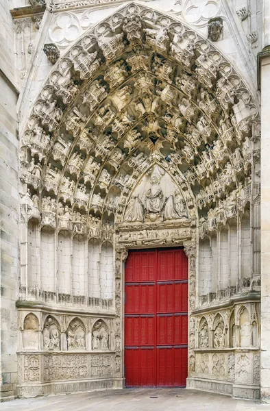 Auxerre Cathedral, Frankrijk — Stockfoto