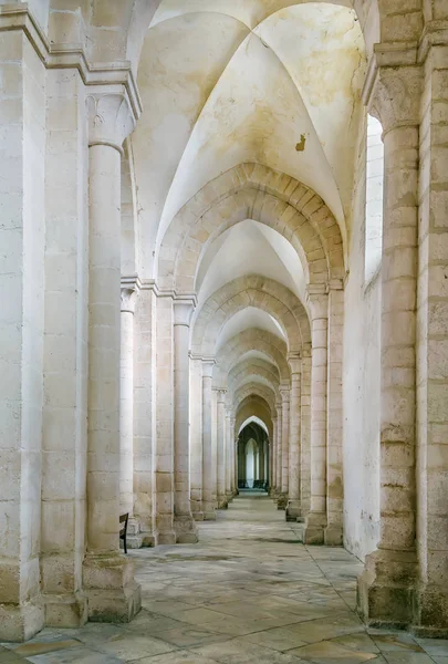 Pontigny Abbey, Franciaország — Stock Fotó
