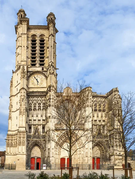 Katedrála v Troyes, Francie — Stock fotografie