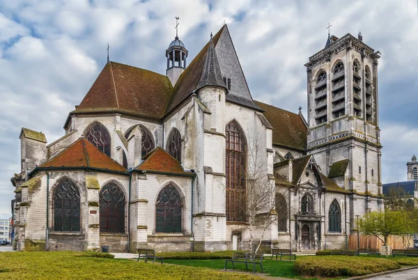 Kostel Saint-Nizier, Troyes, Francie — Stock fotografie