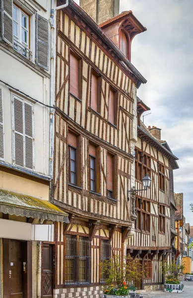 Street in Troyes, France — Stock fotografie