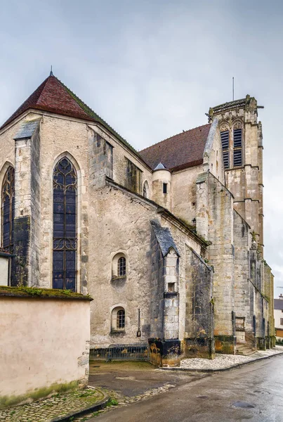 Iglesia parroquial Notre-Dame, Noyers, Yonne, Francia —  Fotos de Stock
