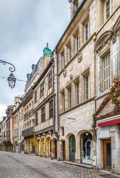 Rua em Dijon, Francia — Fotografia de Stock