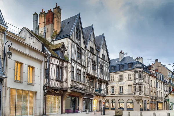 Rua em Dijon, Francia — Fotografia de Stock