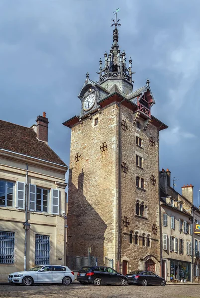 Clock tower, Beaune, France — Stockfoto