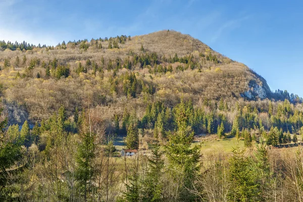 Landscape in Jura Mountains, France — Stock Photo, Image