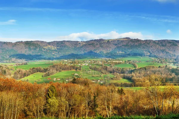 Krajina v Horním Savojsku, Francie — Stock fotografie