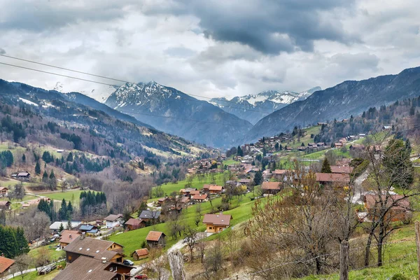 Landskap i Haute-Savoie, Frankrike — Stockfoto