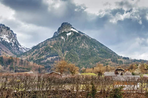 View of Pointe de Talamarche mountain, France — Stock Photo, Image