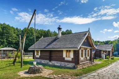 Tourist complex Nanosy, Belarus clipart