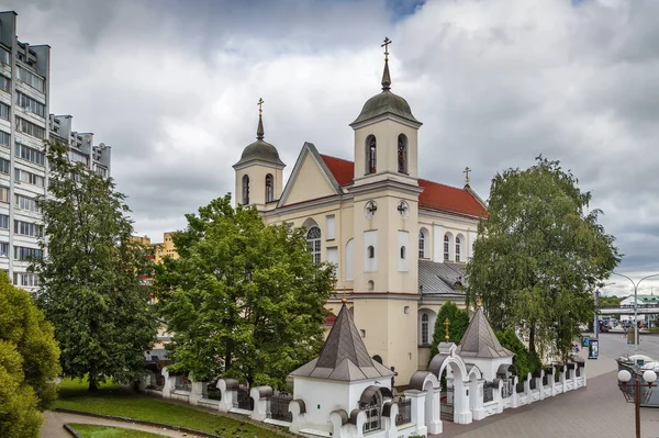 Kathedrale der heiligen Apostel Petrus und Paulus, Minsk, Weißrussland — Stockfoto