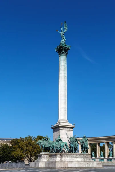 Millennium monument, Budapest, Hungary — Stock Photo, Image