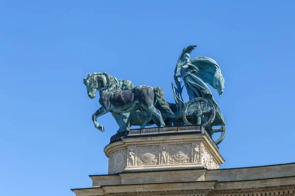 Millennium monument, Budapeste, Hungria — Fotografia de Stock