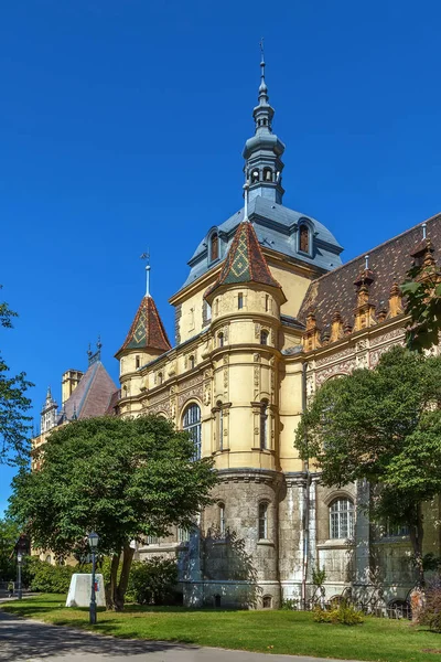 Castelo de Vajdahunyad, Budapeste, Hungria — Fotografia de Stock