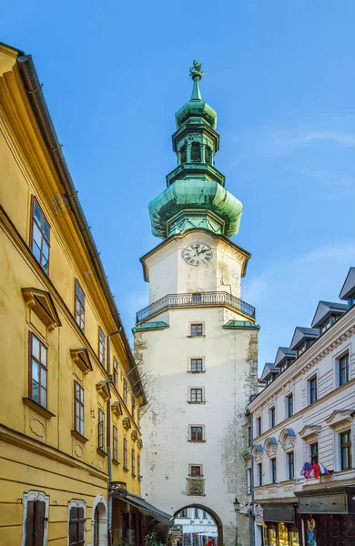 Michael 's Gate, Bratislava, Eslováquia — Fotografia de Stock