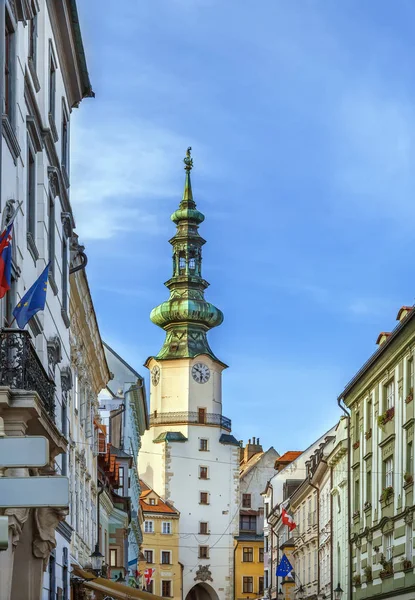 Михайловские ворота, Братислава, Словакия — стоковое фото