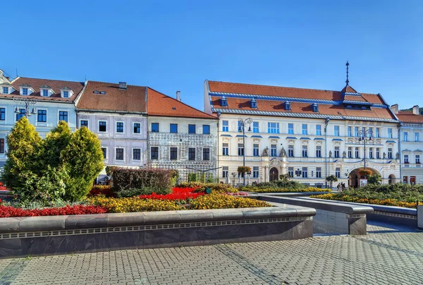 Slovakiska National Uprising Square Eller Snp Square Stora Torget Banska — Stockfoto